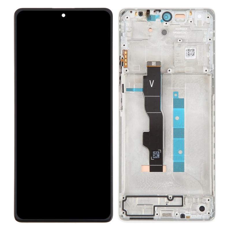 For Xiaomi Redmi Note 13 5G OEM Grade S AMOLED Screen and Digitizer Assembly+Frame Part (Without Logo)