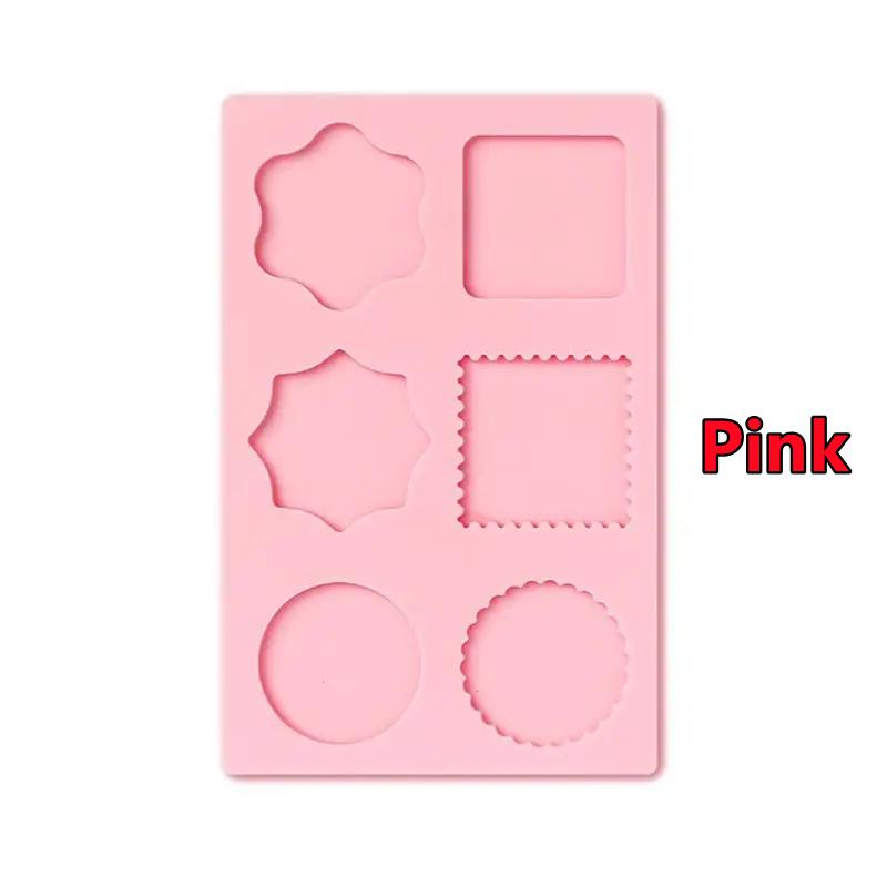 

Новый восковой штамп силиконовая форма подкладка 6 сеток восковые коврики формы для запечатывания фиксирующие формы конверт приглашение DIY скрапбукинг инструменты