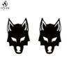 Stainless Steel Bat Stud Earrings for Women Men Punk Halloween Party Gift Goth Skull Spider Web Earings Cosplay Piercing Jewelry