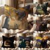 E-Edvard M-Munch Anxiety Cushion Cover Multi-Scene Pillow Cover for Home & Car - Reversible, Soft & Durable for Daily Use