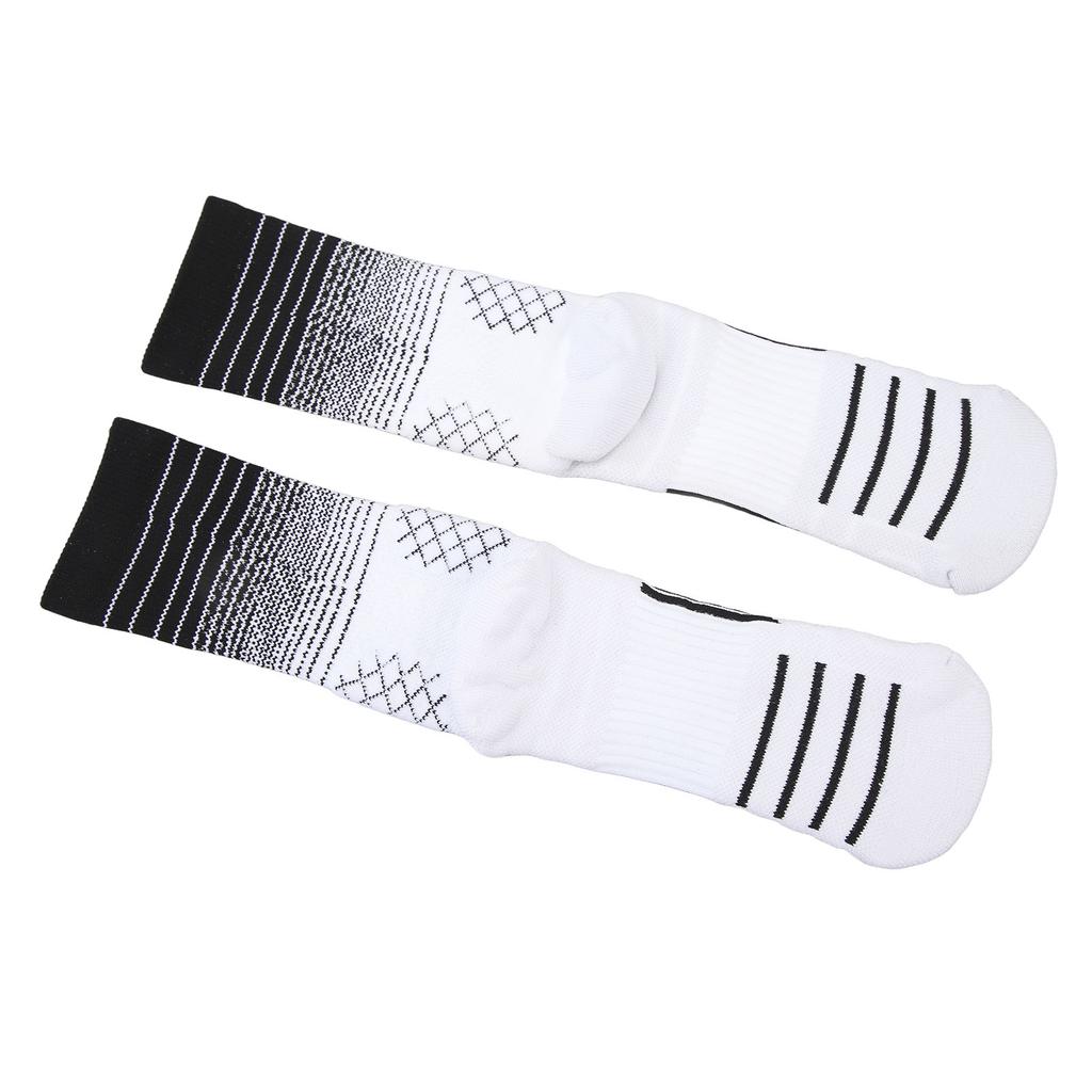 Męskie Sportowe Skarpetki Crew Elitowe Skarpetki do Koszykówki Amortyzowane Sportowe Skarpetki Crew Grube