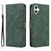 For Samsung Galaxy A07 5G/A06 4G/A06 5G Case Stand Wallet Leather Phone Cover Curved Line Wrist Strap