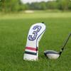 Golf Club Headcover Embroidered Driver Cover with Numbers Textured for