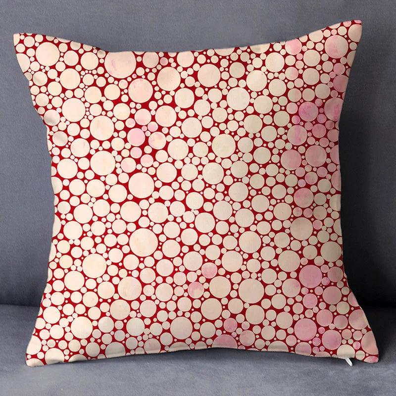 Home Decor Colorful Geometric & Floral Printed Pillow Covers Pattern Cushion Cover Suitable for Sofa Bedroom Car Pillow Cover