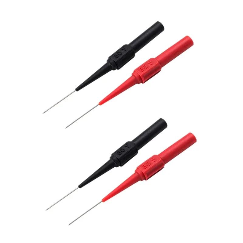 30V Diagnostic Tools Multimeter Test Lead Extention Back Piercing Needle Tip Probes Autotools Automotive Auto Kit Machine