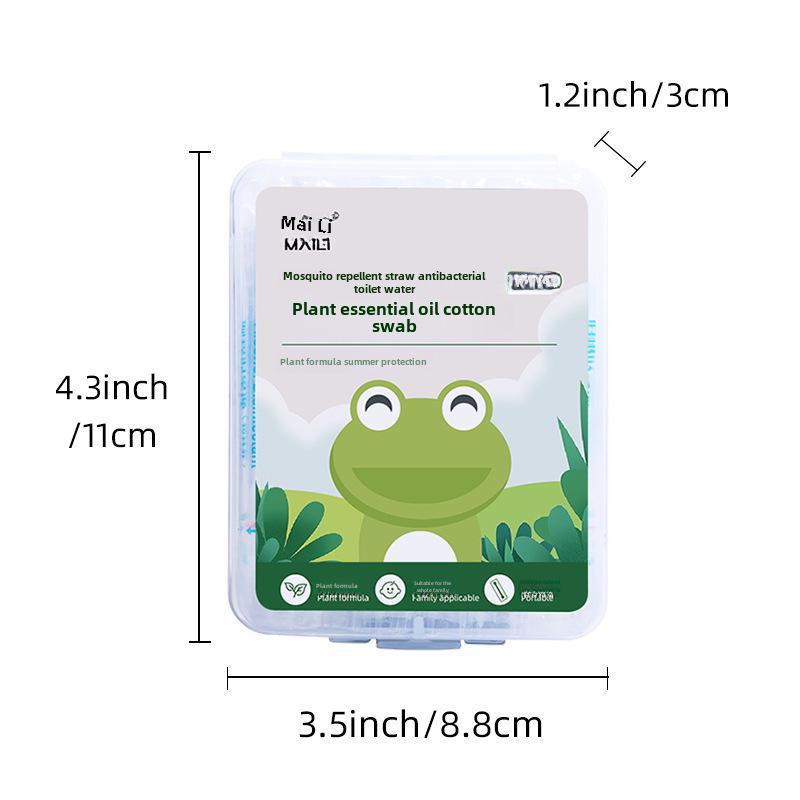 Mai Li Ding Ding Portable Essential Oil Cotton Swabs - Refreshing, Soothing, & Disinfecting. Perfect for Summer Use.