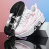 Double Row Quad Roller Skates for Teens-Retractable Wheels Lace-Up Leather Material Shoes Unisex Youth Gift