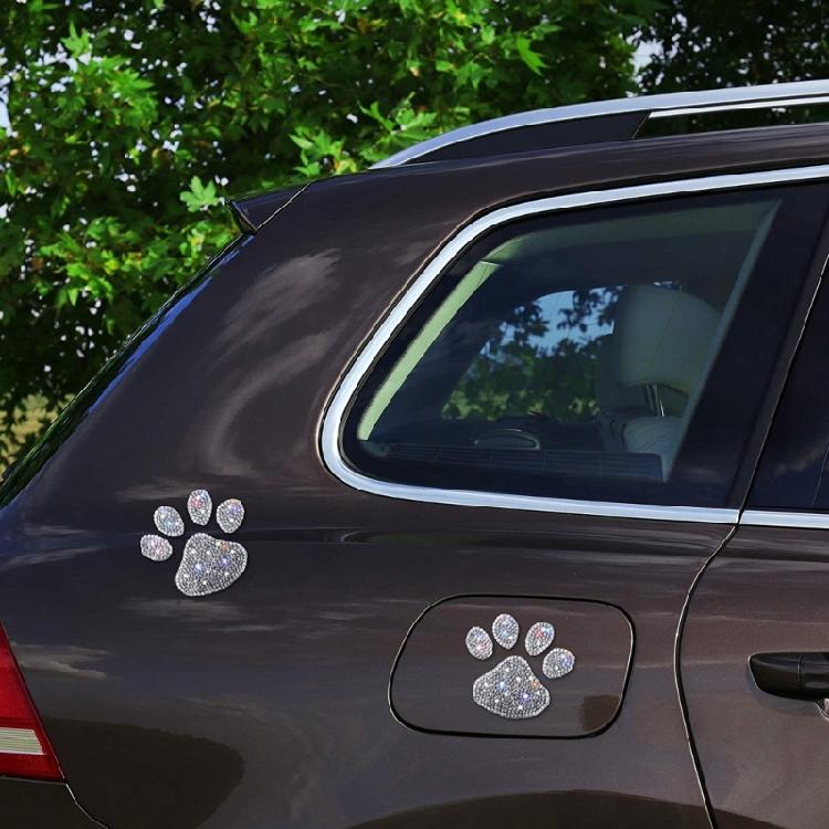 Shine Crystal Car Bumpers Sticker Decal Glittering Rhinestones Laptop Decoration