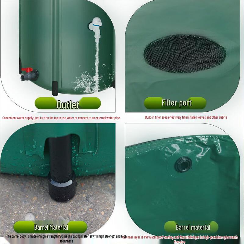 Huahengzhen Foldable Rainwater Collection Barrel