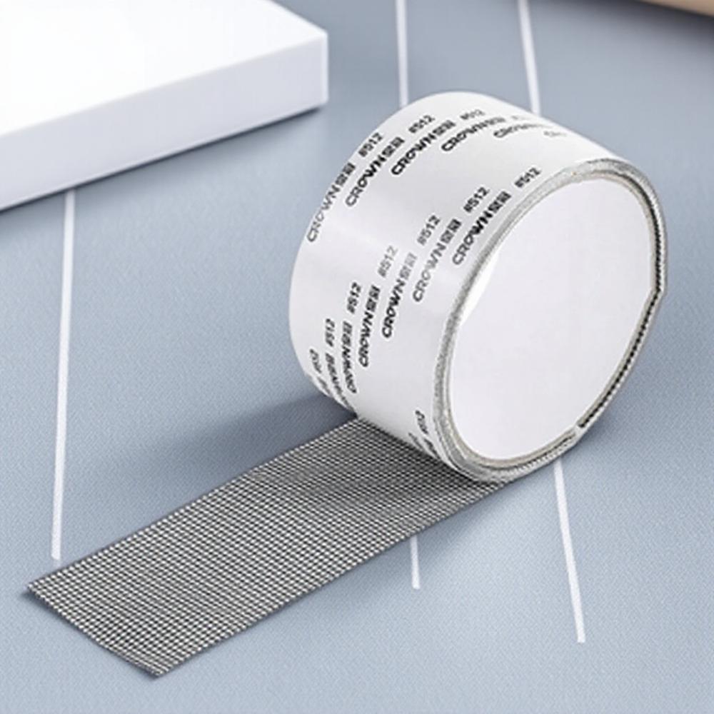 

JJYY Window Screen Repair Tape Self Adhesive Mesh Tape Net Door Fix Patch Anti Insect Mosquito Mesh Broken Holes Repairing чёрный