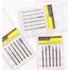6pcs/set Nail Drill Bits Milling Cutter For Manicure 3/32" Burr Electric Cuticle Clean Nail File Cuticle Remover Tool