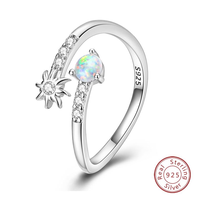 Adjustable Rings Copper Mermaid Wing Dragon Sunflower Tulip Open Rings For Women Female Original Engagement Jewelry