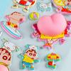 New Crayon Shin Pp Stickers Child Diy Mobile Phone Case Decompression Toys Pinch Music Decorative Stickers Account Stickers Gift