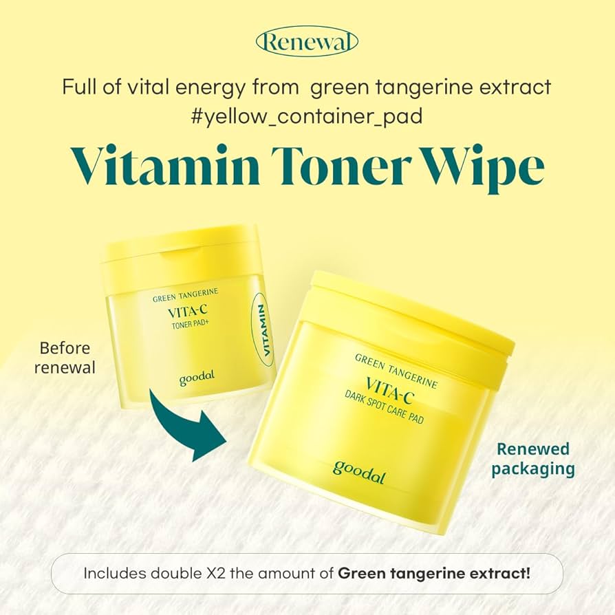Goodal Green Tangerine Vita C Dark Spot Care Pad 70 Ea