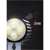 Elektrischer Fahrradhorn-Scheinwerfer, modifiziert, ultraheller Elektroroller, LED, 12–80 V, 2-in-1-Frontlicht