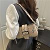 Locomotive punk rivet belt bag locomotive style shoulder armpit bag retro bag female messenger bag tide