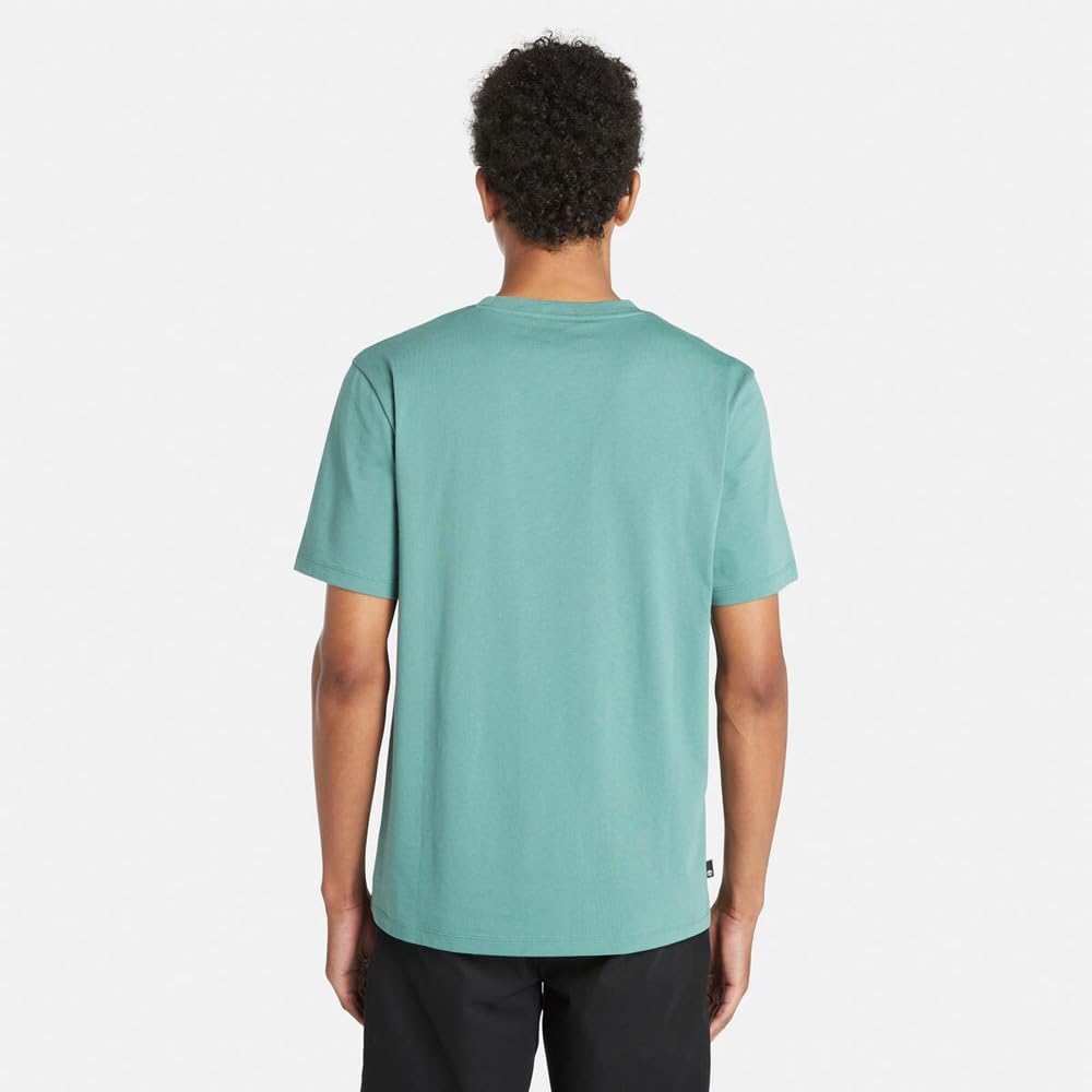 Timberland Men's Short Sleeve Graphic T-Shirt, Sea Pine, Size L, TB0A2QP8CL61