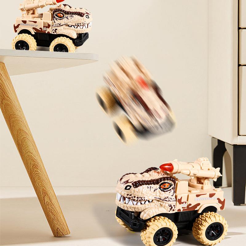 1Pcs Children'S Toy Car Simulated Animals Dinosaur Toys Pull Back Friction Cars Mini Truck Car Toy For Kids Boys Girls Gifts