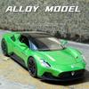 1/24 Maserati MC20 Cabrio Alloy Racing Car Model Diecast Metal Sports Car Vehicle Model Simulation Sound and Light Kids Toy Gift