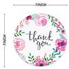 500 Labels/roll Thank You Sticker seal labes flower Stationery sticker