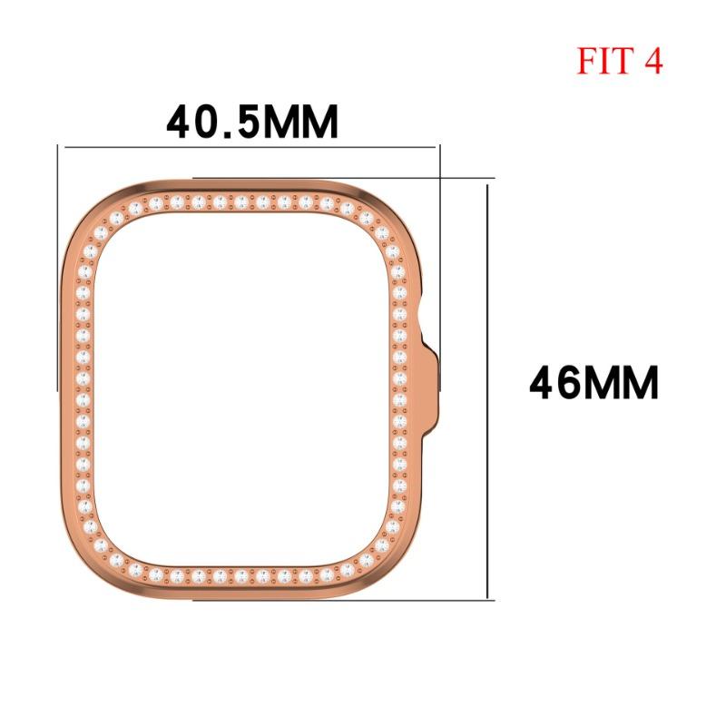 Diamond Case For Huawei Watch Fit 4/4 Pro Accessories All-Around Hollow PC Protective Bumper Frame For Huawei Watch Fit 4 Cover