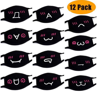 Unisex Mouth Reuse Masks White Cute Anime Anti Dust Kawaii Muffle Face Mask
