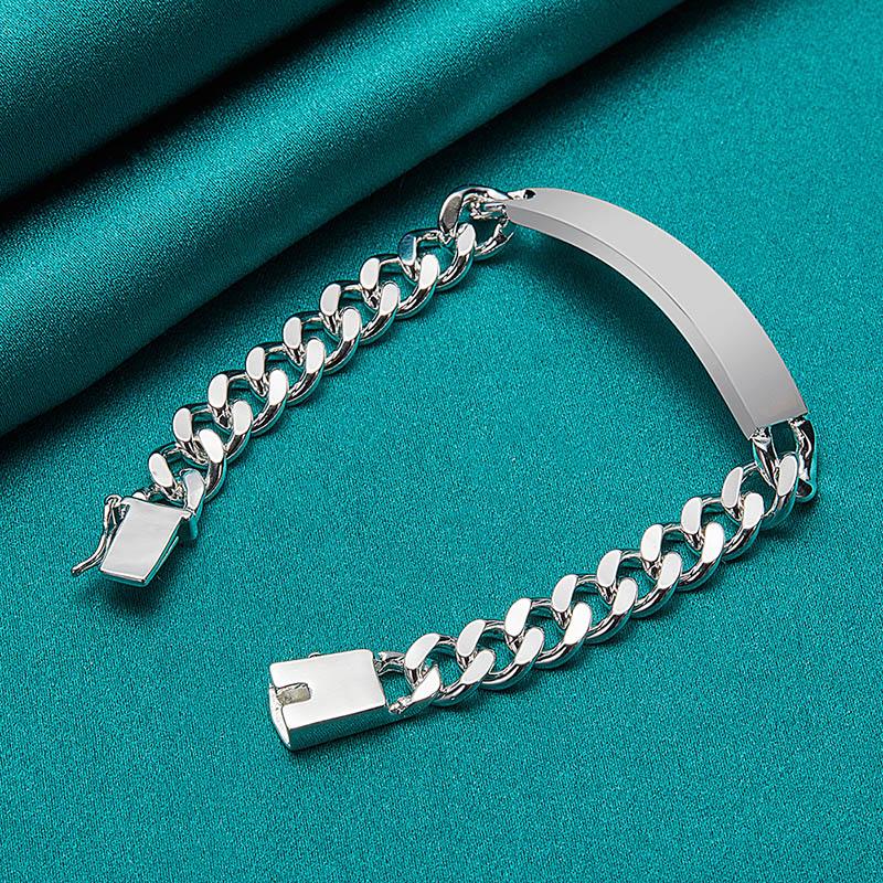 Charm Copper design noble pretty 10MM Mens chain Jewelry fashion Geometric Bracelet free shipping factory price