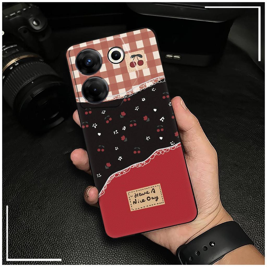 Anti-dust Waterproof Phone Case For Tecno Camon20 Pro 5G/CK8n oil painting Cute Silicone Anti-knock Fashion Design TPU