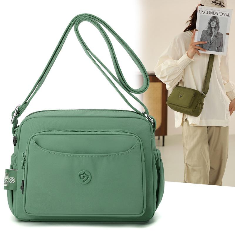 Nylon Cloth Bag Summer New Women's Bag Fashion Multi-layer Women's Casual Mother Bag Shoulder Messenger Bag