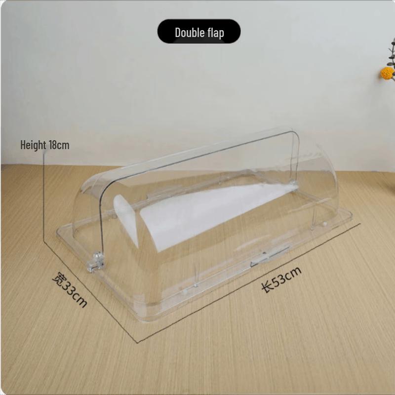 

Rectangular PC Flip-Top Food Cover
