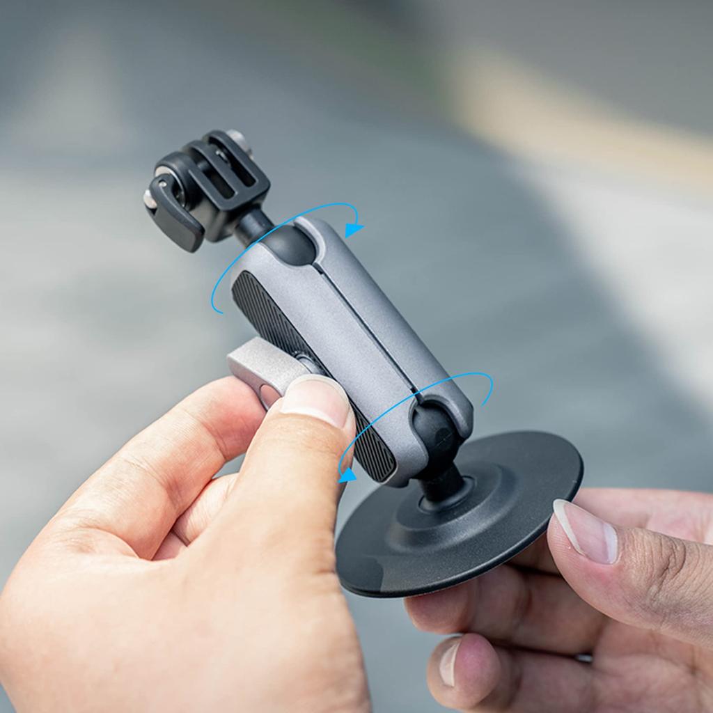 PGYTECH Action Camera Adhesive Mount V2 with Adjustable Angle Mount Adapter 1/4"