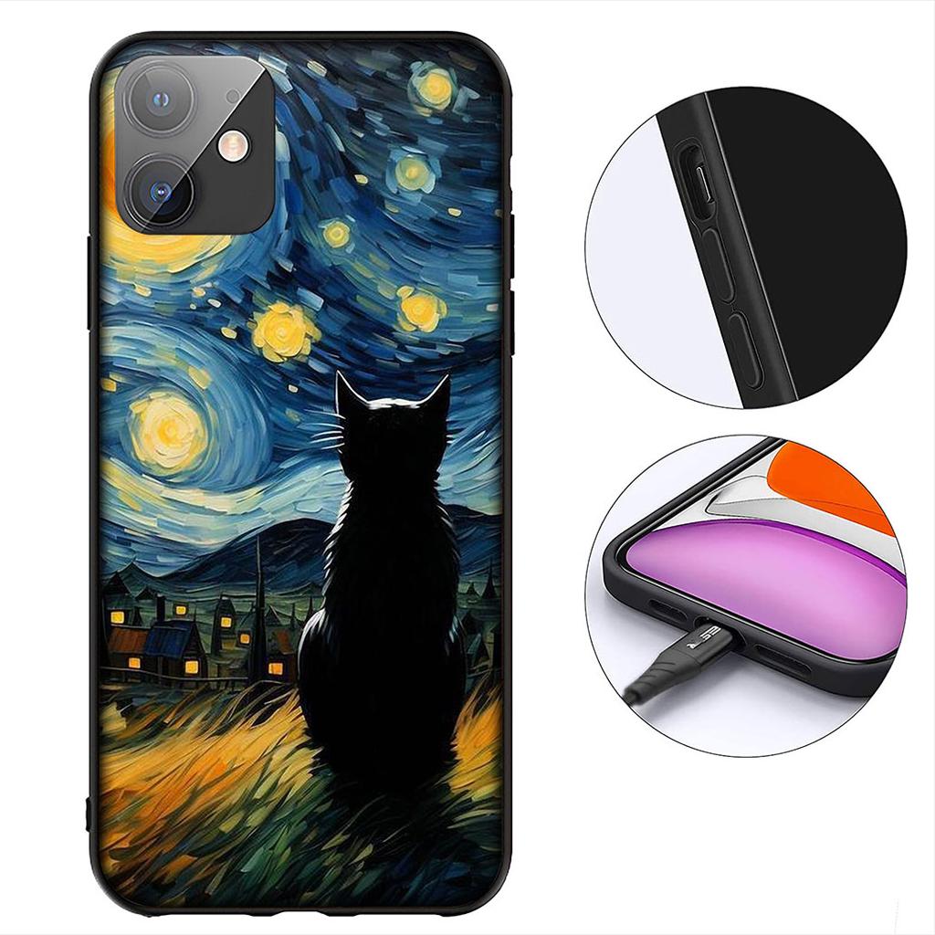 Starry Night Van Sunflower Gogh Phone Case for Xiaomi Poco C85 C65 C75 X7 X6 M6 M8 F7 F8 Ultra F6 Pro Protective Cover