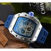 New Multi-functional Quartz Watch Three-eye Running Seconds Casual Fashion Men's Watch