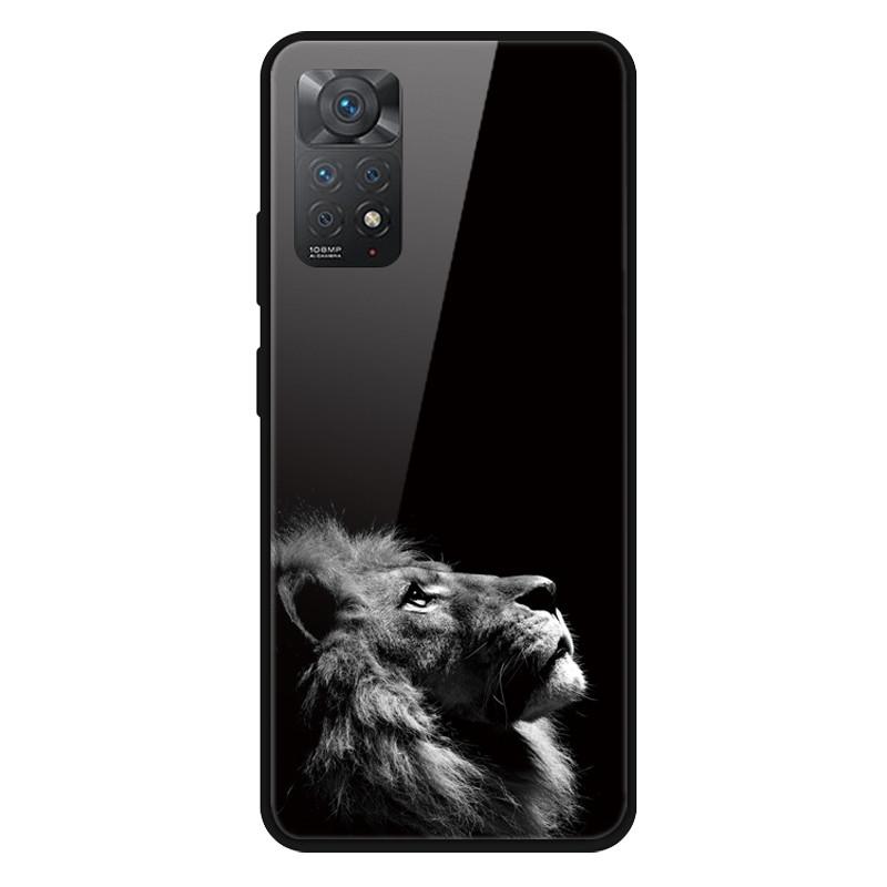 Fashion Glass Cover For Xiaomi Redmi Note 10 / Note 11 / Note 12 Case Tempered Glass Covers for Xiaomi Redmi Note 12 4G Case