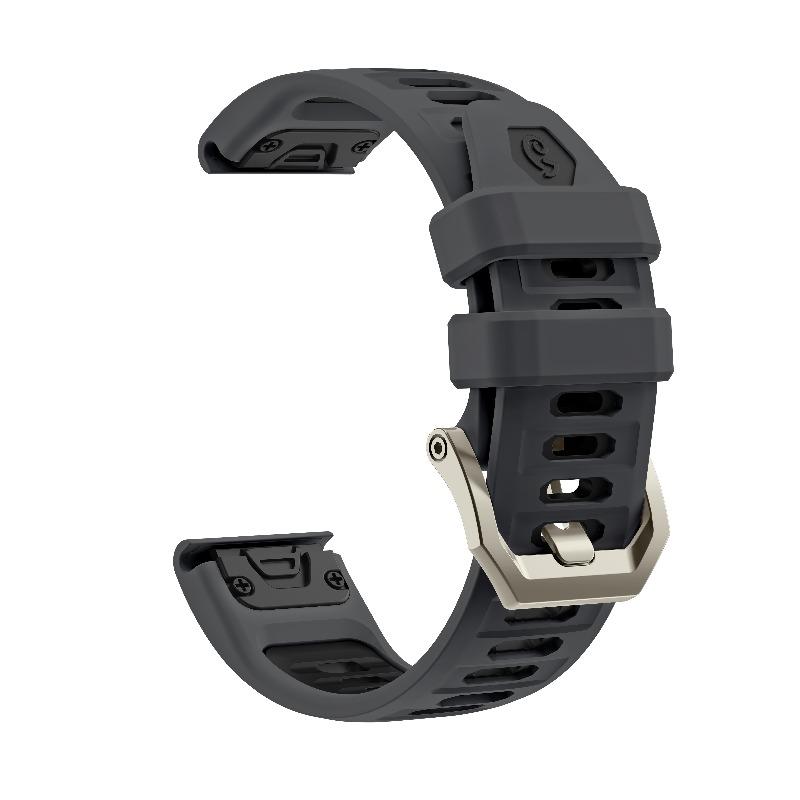 22mm 26mm QuickFit Silicone Replacement Band for Garmin Fenix 8 7 6 5 7X 8X 6X 5X Pro Solar Epix Descent Sport Watch Accessory