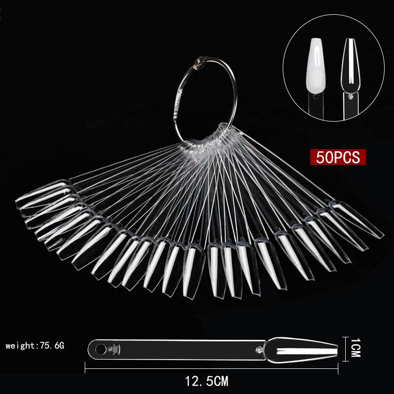 

Фигурная цветовая карта для нейл-арта, многостилевая палитра для демонстрации лака для ногтей, образец, карточка для практики нейл-арта