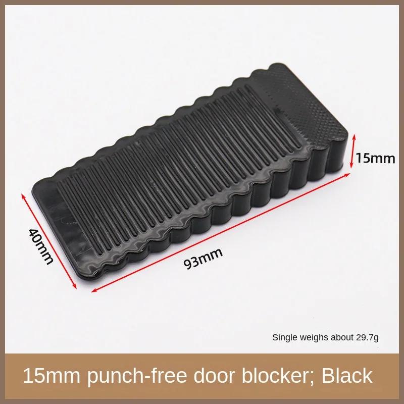 Safety Silicone Door Stop Block Wedge  Stop Door Stopper Home Offices Door Rear Retainer Impact Stopper Rubber Stops No Drill