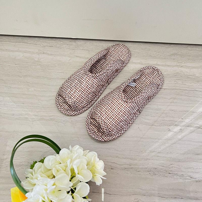 

Женские домашние тканевые тапочки мягкая тканевая подошва бесшумные нескользящие для дома тапочки-коврик для лазания для деревянного пола хлопковая швабра машинная стирка Women s single average size (35-39)