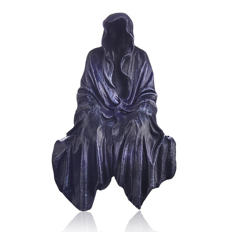 Mystical Gothic Garden Resin Figurines: Halloween Home Decor