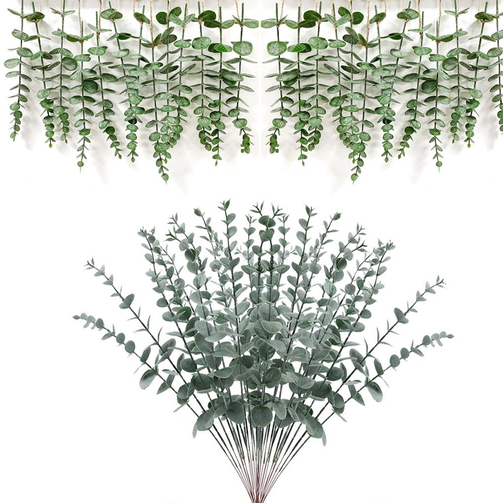 12pack/lot High Simulation Simulated Plants For Artificial Plants Decoration Simulated Plant Bouquet Artificial Flowers