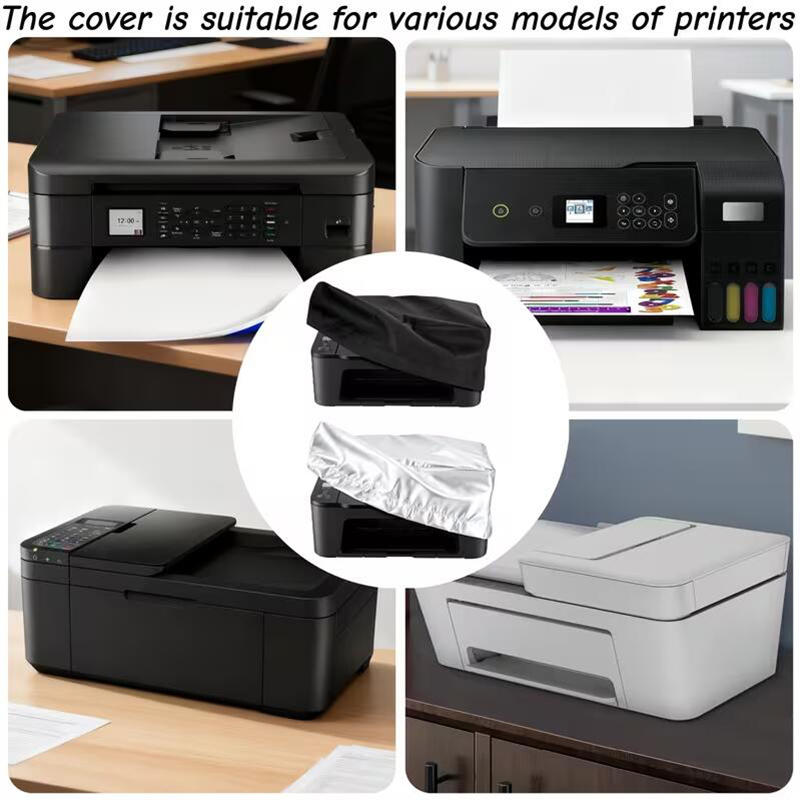 Minimalist Elastic Printer Dust Cover Universal Water Resistant Anti Dust Protector for Most Copier Printer Office Machine Accessories