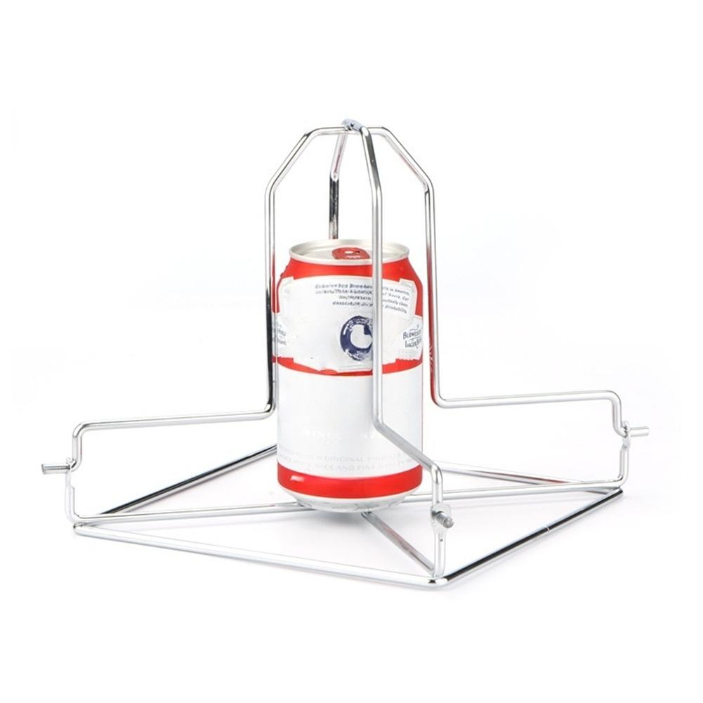 Dishwasher Safe Foldable Chicken Rack Efficient Heat Distribution High Temperature Resistance Easy Cleanup Roaster Rack