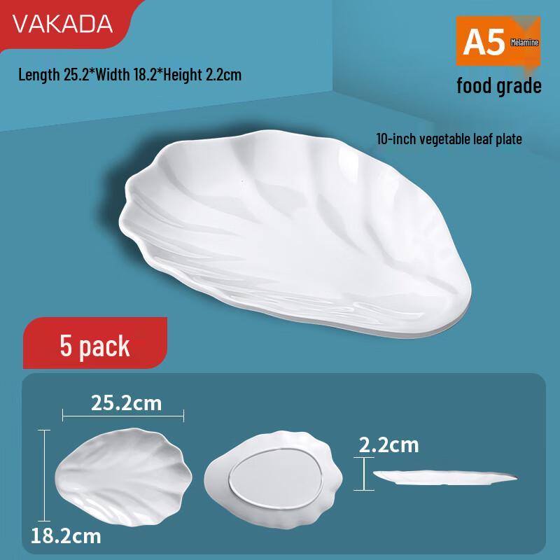 VAKADA Round Melamine Dinner Plate