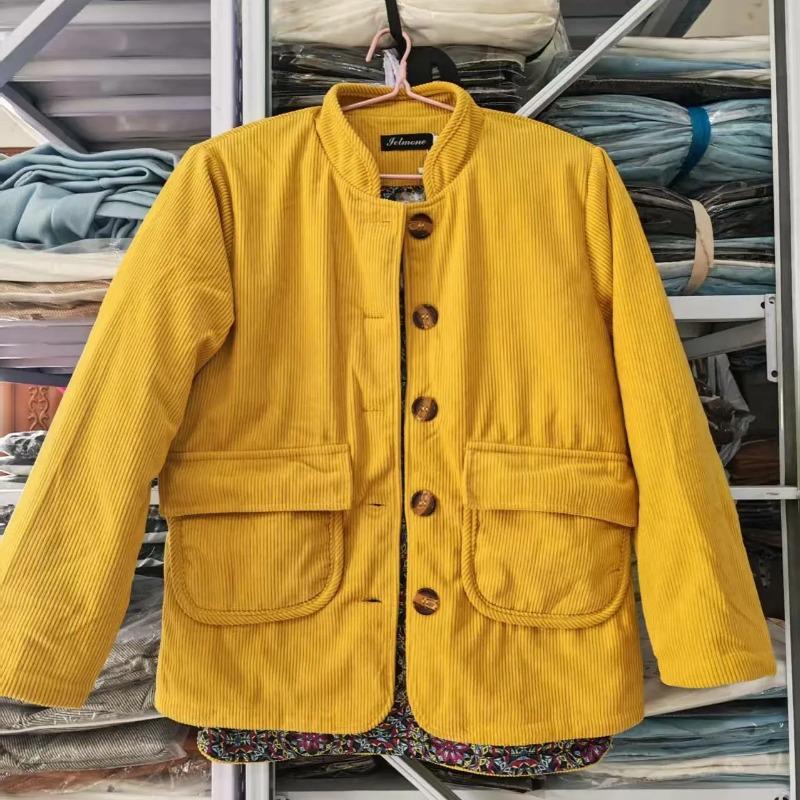 Coats for Women Winter Cotton Jacket Inner Lining Thickened Velvet Solid Color Loose Casual Coat Top