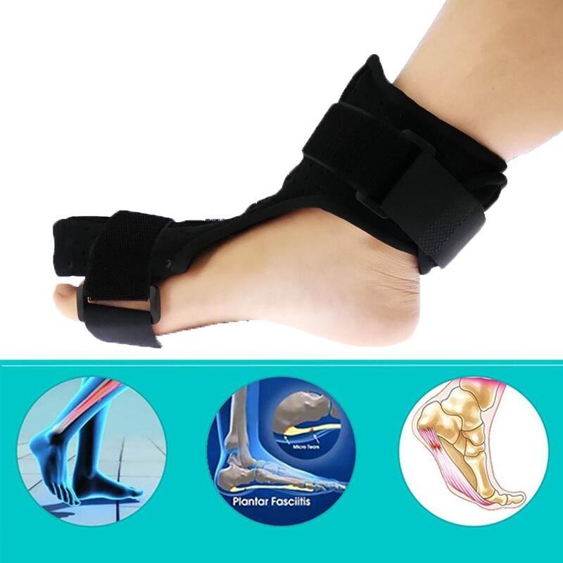 1pc Adjustable Night Foot Splint Drop Orthotic Brace Elastic Dorsal Night Splint Foot Care Tool
