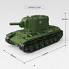 Schwerer Panzer gepanzertes Fahrzeug Modellbausteine, DIY Montagebausteine für Modellsammlung