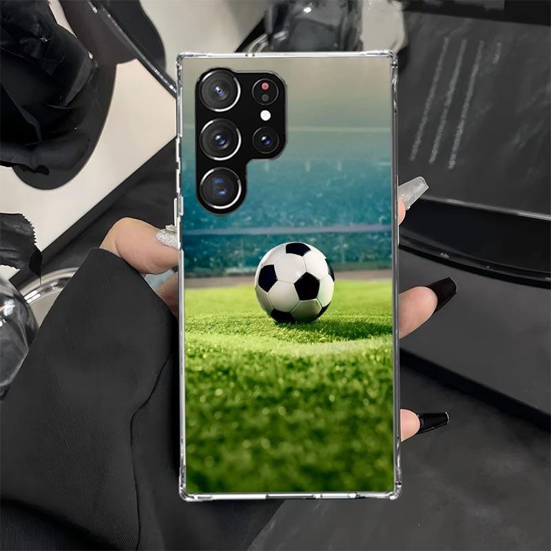 Football Soccer Tactics Time Phone Case for Samsung Galaxy S25 Edge S24 Ultra S23 Plus S22 S20 FE S10 + Soft Print Cover Coque