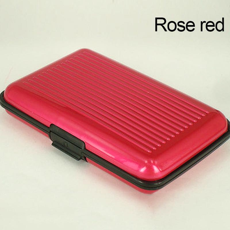 

Подвеска 8 цветов Anti-RFID модный кошелек для карт 1 шт. новый бизнес кредит хранение сканирование многоцветный водонепроницаемый карта креативный защитный держатель удостоверение личности розы красного