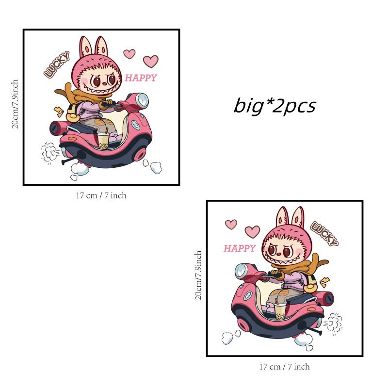 

Наклейки для электровелосипеда Labubu: Очаровательные мультяшные украшения от POP MART