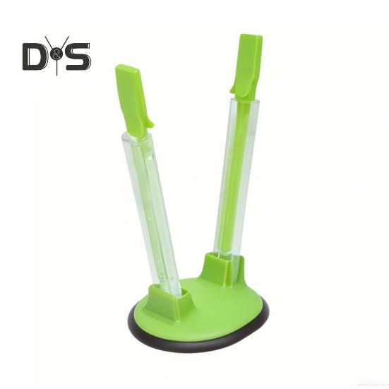 Justerbart väskhållarställ Plast Fryspåsehållare Expanderbar Frysorganisatör för Batchmatlagning Och Måltidsplanering